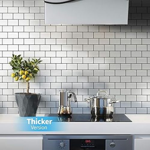 white subway tile backsplash kitchen fixes for little $$