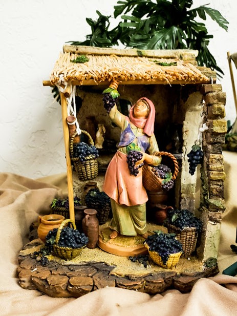 How to make moss for nativity scenes 