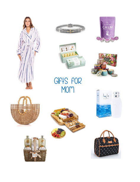 a collage of Gifts for Mom