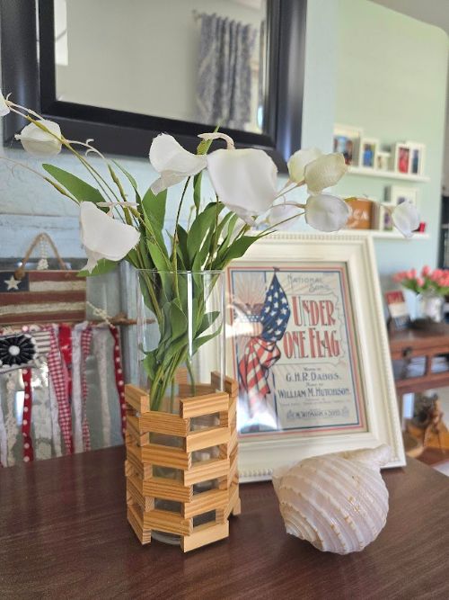 patriotic tabletop decor