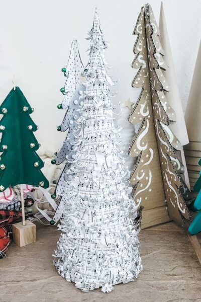 sheet music christmas tree