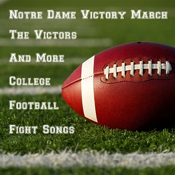 college football fight song poster