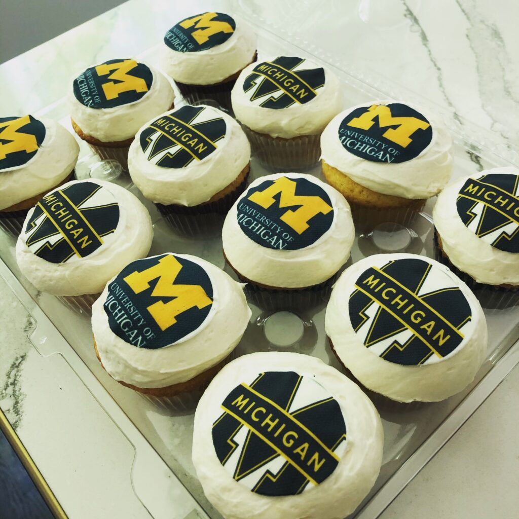 university of michigan cupcakes