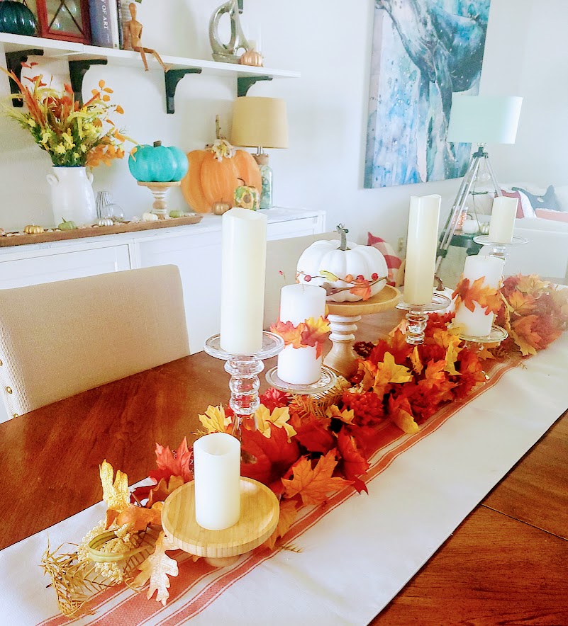 fall-inspired tablescape