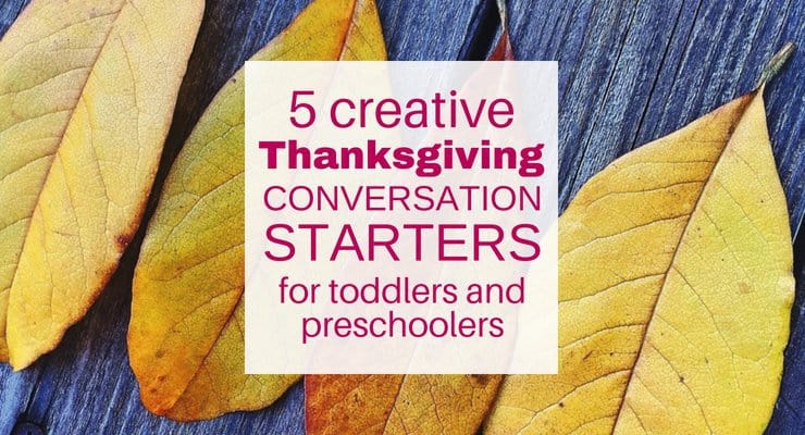 creative thanksgiving conversation starters banner