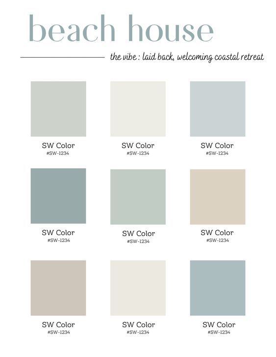 beach house paint chip colors how to have a chic beach home