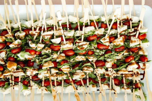 delicious caprese skewers