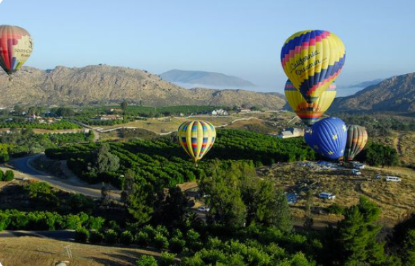 a number of hot air balloons in the sky the best thing to give this Christmas