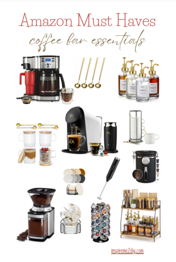 Amazon coffee bar mood board