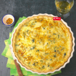 a quiche with spinach and leeks spring family dinners