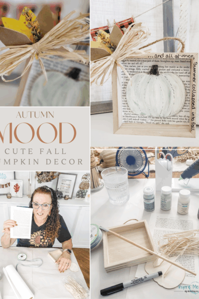 a collage of cute fall pumpkin decor pictures