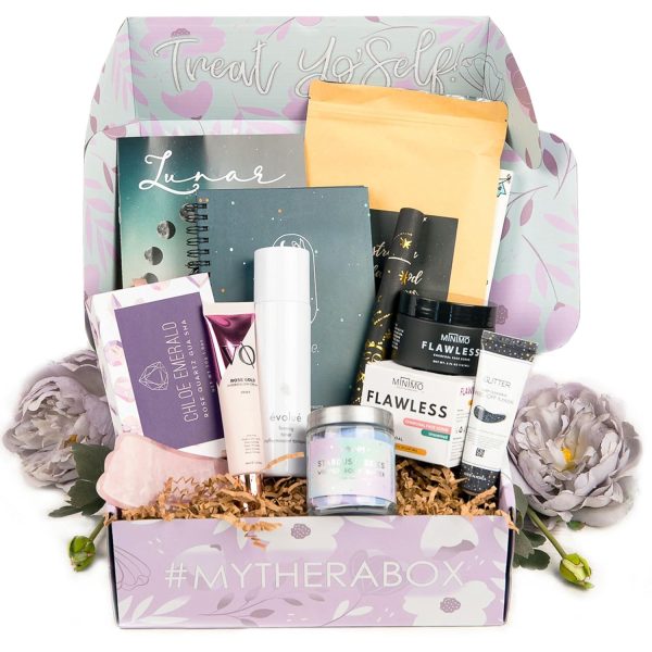 subscription box with spa items treat yourself on Valentine's Day