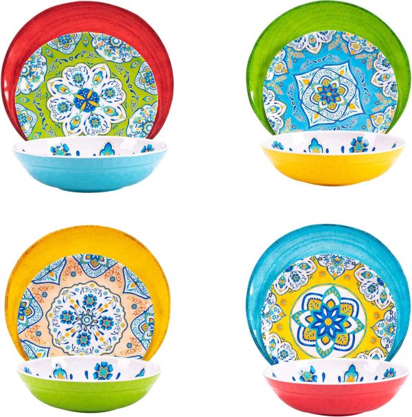 colorful dishes a refreshing summertime table setting