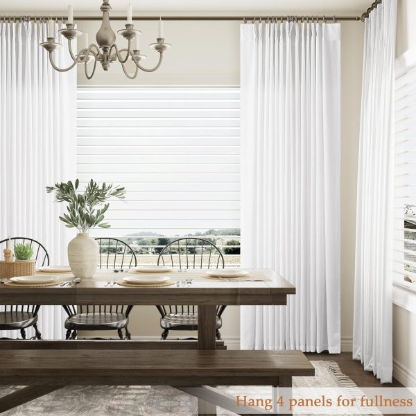 white linen curtains refresh your home for spring