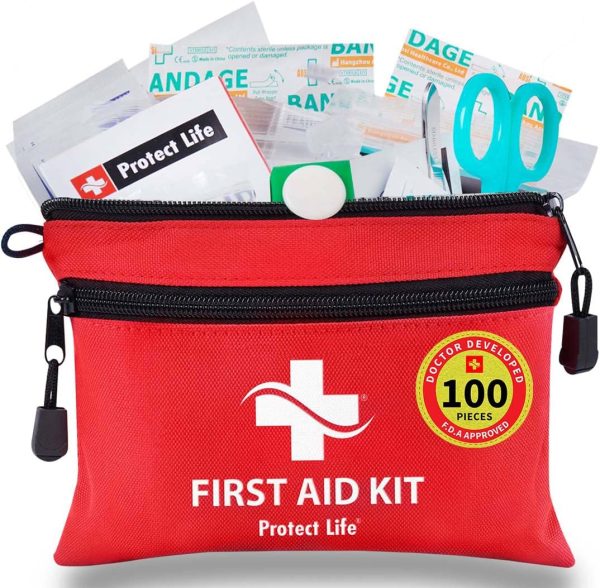 red pouch first aid kit