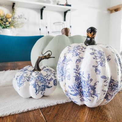 chinoiserie pumpkins