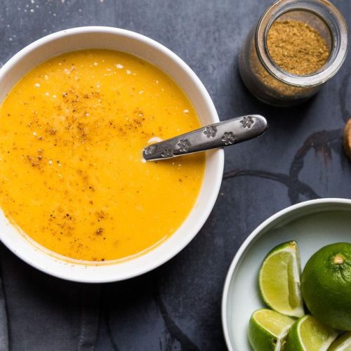 bowl of butternut squash soup