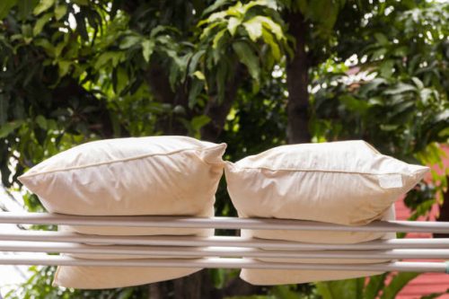 air drying pillows in the sun how to have a clean home all summer