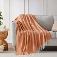 orange throw