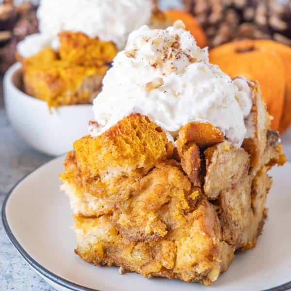 pumpkin bread pudding