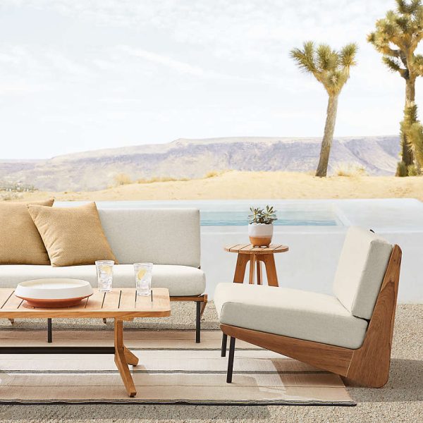 outdoor furniture in the desert