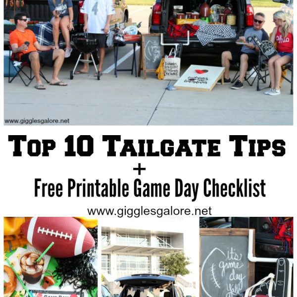 tailgate tips poster