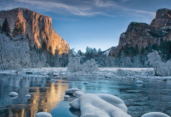 winter at Yosemite park